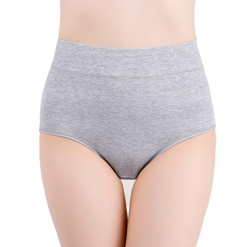 Comfortable High Waist Cotton Panties For Women Plus Size Breathable Tummy Control Underwear For Moms And Plus Size Ladies