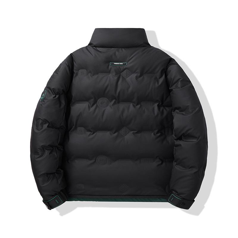 Stehkragen Daunenjacke Herren Winter Locker Verdickt Weiße Entendaunen Lässiger Übermantel Mantel Gegen die Kälte Mode Lässige Jacke