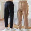 Kids' Seven-Level Windproof Velvet Sweatpants - Korean Style for Autumn/Winter