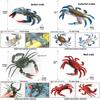 Realistic Crab Marine Animal Figurine Plastic Toy For Kids Gifts Educational