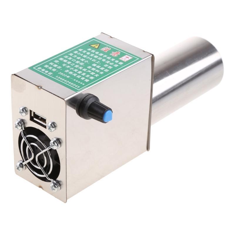 

BBQ Blower Stove With Collector Tube Hair Dryer Dual Fan Portable 5V USB China Mainland