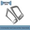 Stainless Steel Dashboard Air Outlet Frame for Toyota Alphard Vellfire 2015-2022, 30 Series