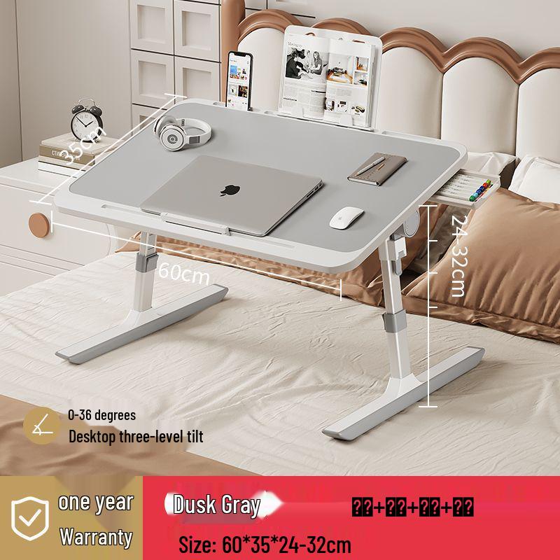 Adjustable Student Writing Table with Mobile Bracket for Bedroom or Dormitory