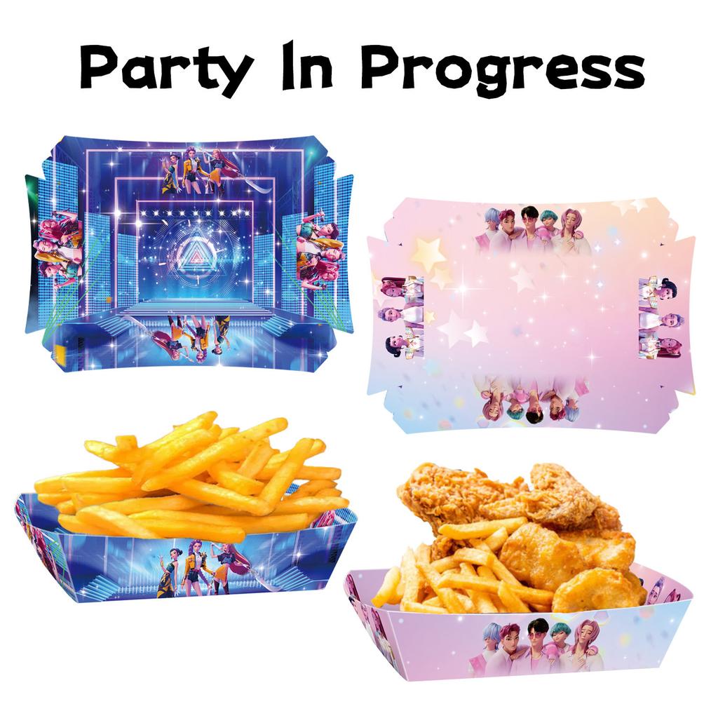 POP Witch Hunters Themed Birthday Party Supplies Set Paper Plate Tissue Tablecloth Decoration