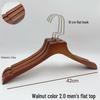 IKNOW Solid Wood Non-slip Hangers (10-Pack)