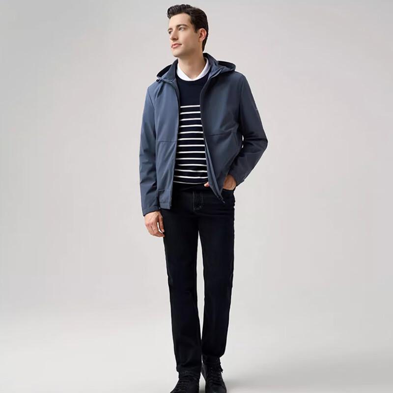 Fengxun Men's Hooded Casual Jacket FXYG8872