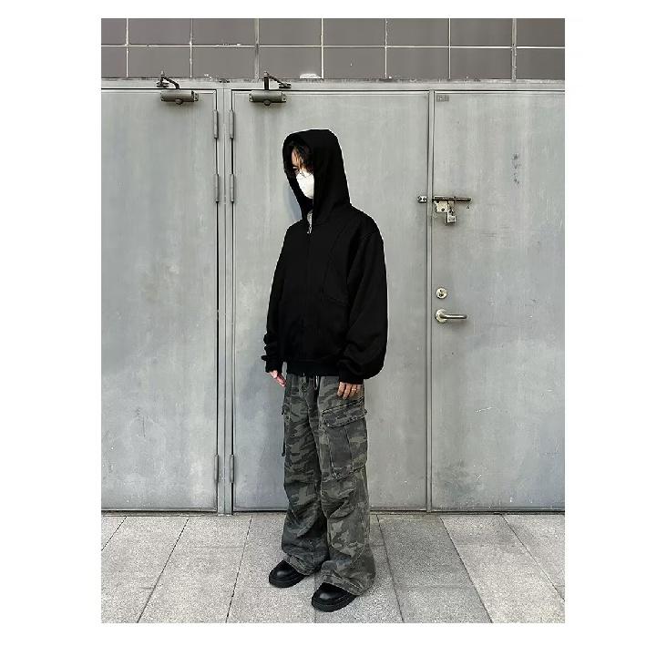 

Осень и зима Новые американские джинсы High Street Washed Light Color для мужчин и женщин Прямые слегка расклешенные свободные широкие брюки 3XL