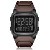 LED Display Sports Digital Watch Multifunction Glow-in-the-dark Electronic Wristwatch Stopwatch Square Quartz Watch For Men Kids