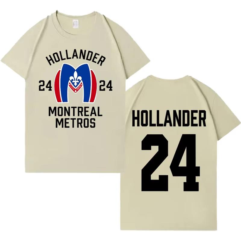 Heated Rivalry Shane Hollander 24 Montreal Metros Trendy Tee Shirt Mens Womens Gothic 2026 Pure Cotton Casual Graphics Tshirts