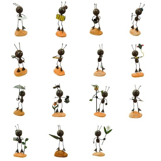 Durable Wide Application Iron Ant Sculpture Organ Miniature Home Decor