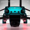 WRAPGRADE MONO Skin for DJI Spark RC Transmitter (CARIBBEAN BLUE [Gloss Metallic])