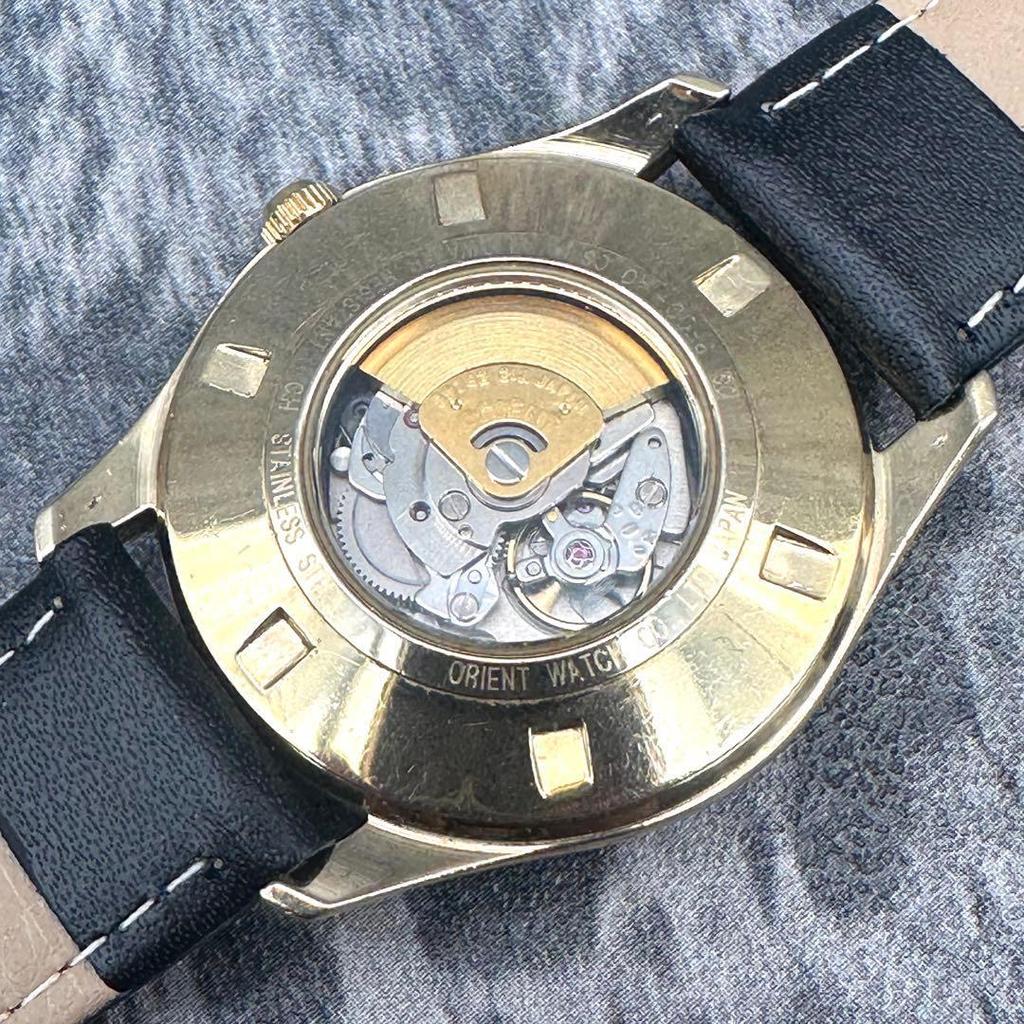 Used Orient Star 21 Stone Date Back Skid Automatic Watch
