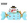 Holiday Party Favor 1/4Pcs Christmas Candy Shape Money Holder, Santa Snowman Reindeer Tree Cash Festive Holder Paper Bag, Gift Box for Party,