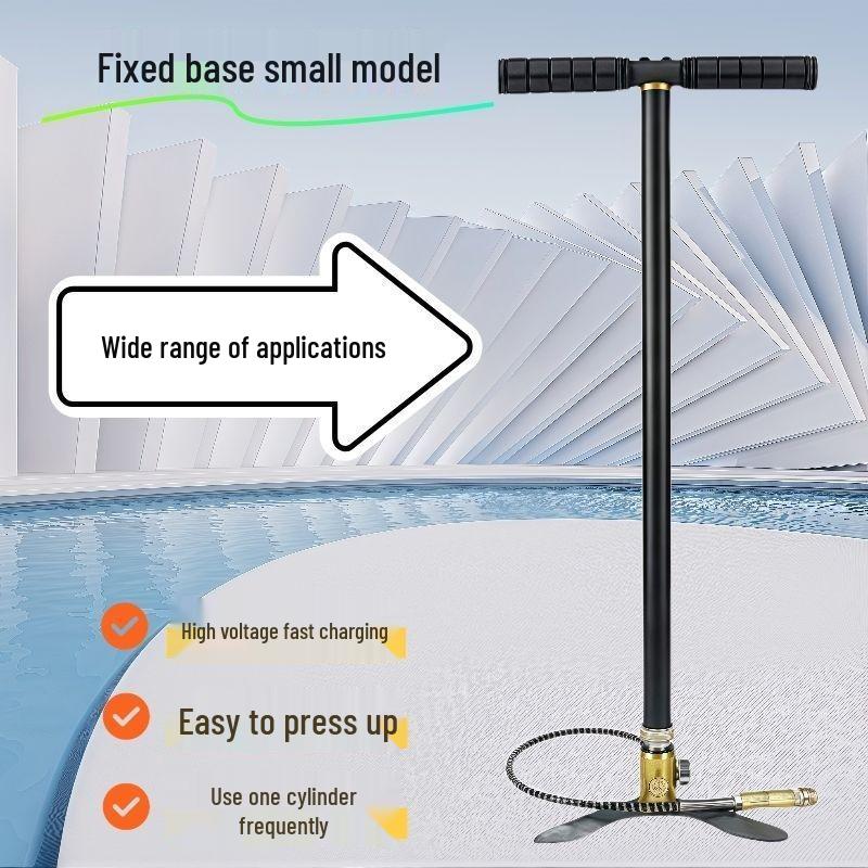 Průmyslová vysokotlaká nafukovací láhev Ruční vzduchová pumpa, přizpůsobitelná do 30MPa-40MPa