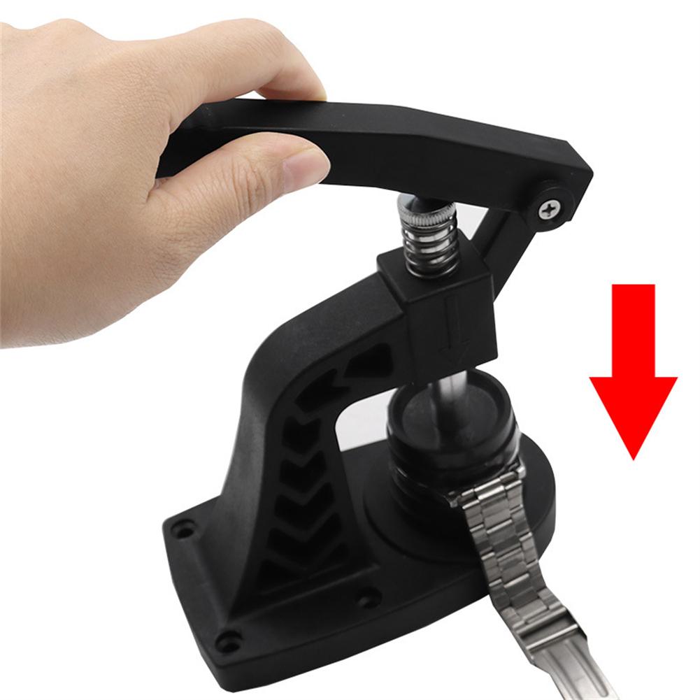 Watch Press Tool Kit Professional Capping Machine Watch Back Case Closer With 12 Dies For Repair Battery Replacement