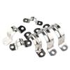 304 Stainless Steel U-Bolt Pipe Clamp Bracket - Pipe & Hose Clip Snap-on Hoop