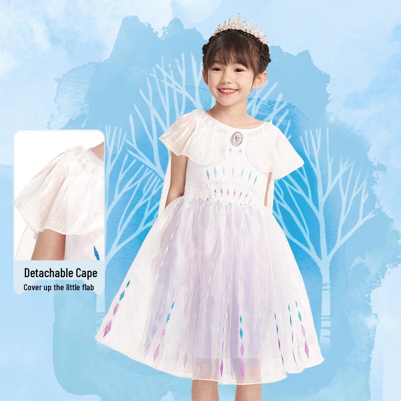 Disney Girls' 2026 Summer Breathable Princess Dress