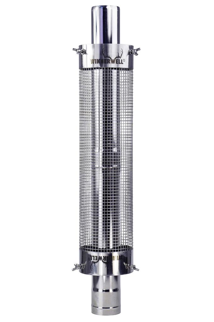 Winnerwell Mesh Tent Protector for Wood Stoves, S/M/L Sizes, Chimney Guard for Camping, Outdoors, and Stove Tents [Official Japanese Product]