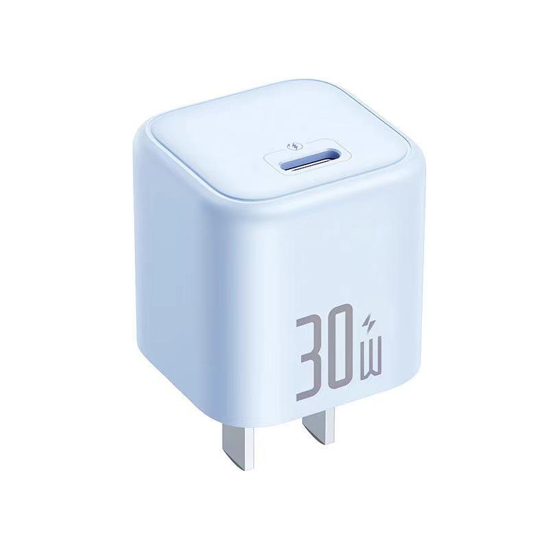 30W Ice Cube Fast Charger with Huawei Cable, Compatible with Apple 6-17