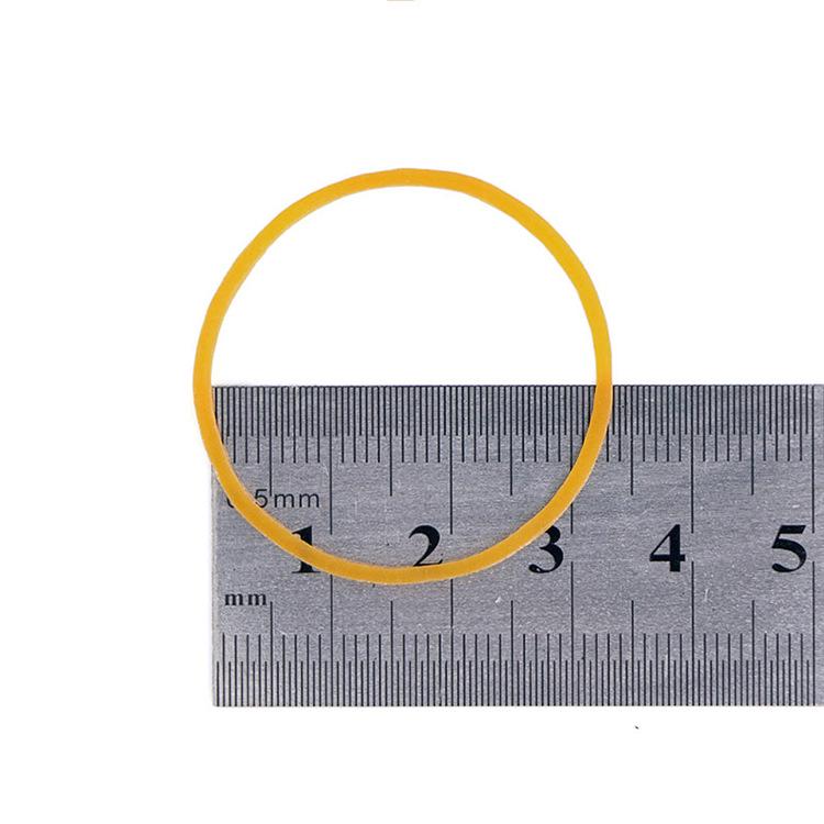 High Tensile Durable Yellow Cowhide Rubber Bands - Industrial & High-Temperature Resistant