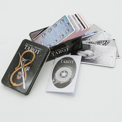 Tarot Oyunu Kart Oyunu Waite Demir Kutu Tarot Takım Mukavva Oyunu Bronzlaşmaya Oracle Kart Parti Çok Oyunculu Rahat Oyun
