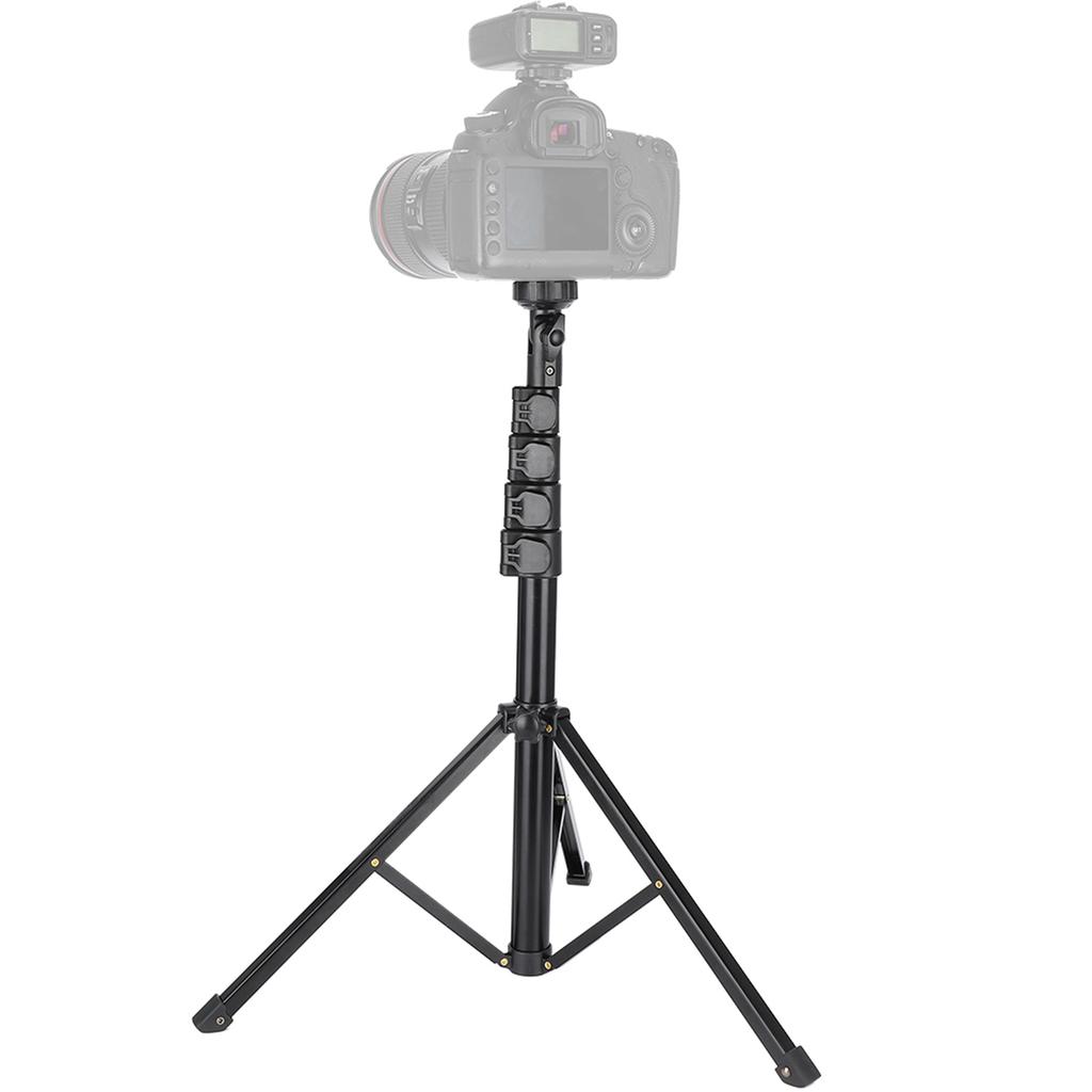 KINGJOY FL019 Hliníková slitina Černý Multifunkční Nastavitelný Držák pro Mobilní Telefon pro Živé Vysílání Fotografování