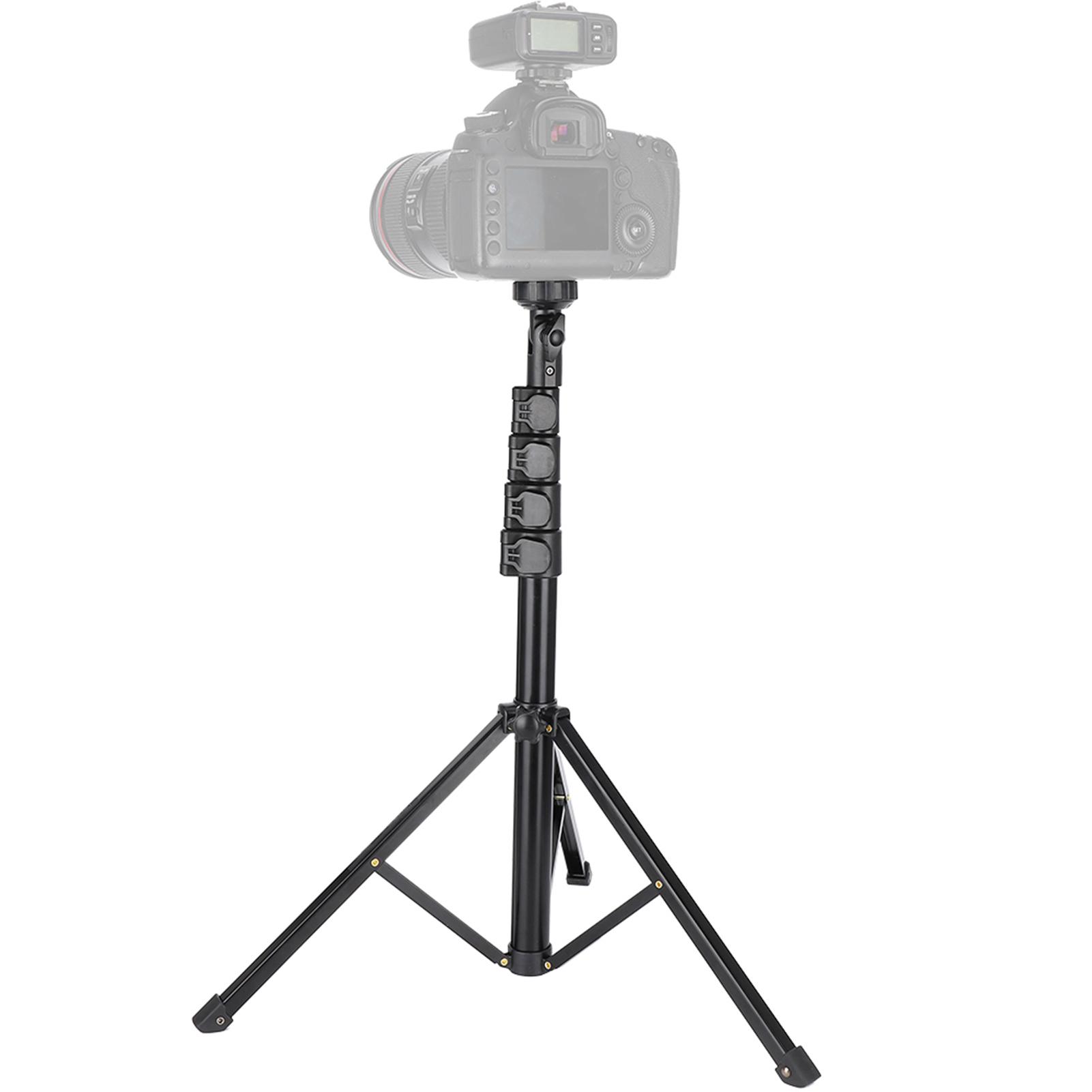 

KINGJOY FL019 Алюминиевый сплав Черный Многофункциональный Регулируемый Мобильный телефон Прямой эфир Кронштейн Фото Штатив