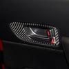 Mazda 6 Carbon Fiber Interior Decor: Center Console Gear Shift Cup Holder & Lift Switch Panel Accessories