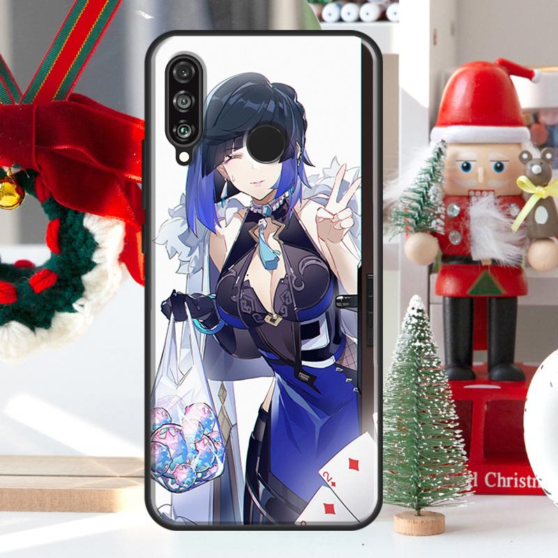 Yelan Genshin Impact For Huawei Nova 12i 11i 8i 12s Y73 Y72 Y61 Y91 Y90 Y70 Y60 9 10 SE P60 Pro P30 P40 Lite Case