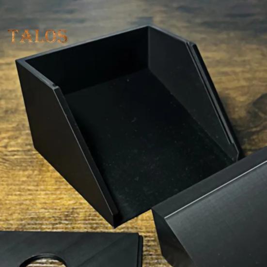 Distribuidor de cartas de pôquer portátil, tamanho padrão, suporte para sapatos, bandeja de descarte transparente, acessório para mesa de jogos de tabuleiro de cassino