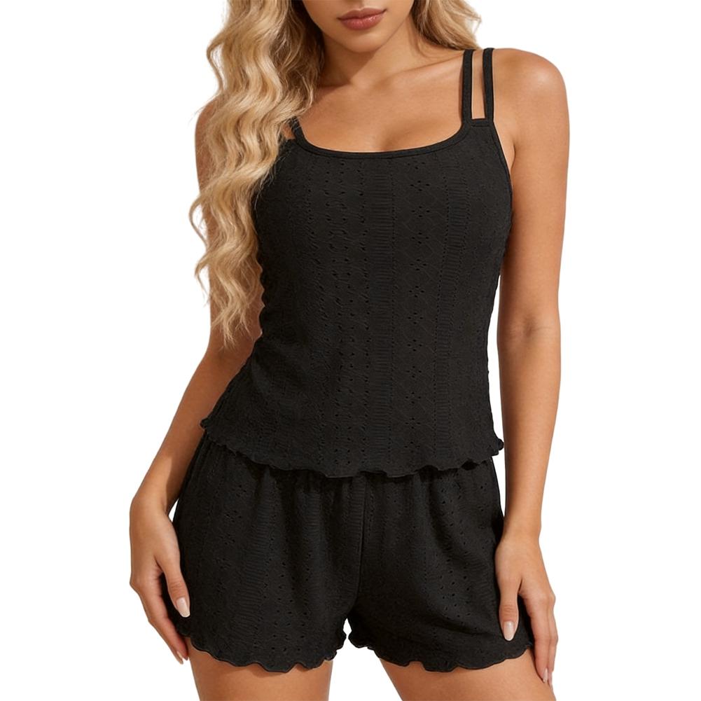 Women s Tank Top and Shorts Loungewear Set L