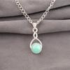 Amazonite Gemstone Jewelry, Handmade Silver Pendant, 925 Solid Sterling Silver Pendant Gift For Women