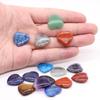 20Mm Mini Stone Heart Shape Crystal Home Decoracion Statue Natural Rose Quartz Reiki Healing Gemstone Pocket Gift Massage 5Pcs