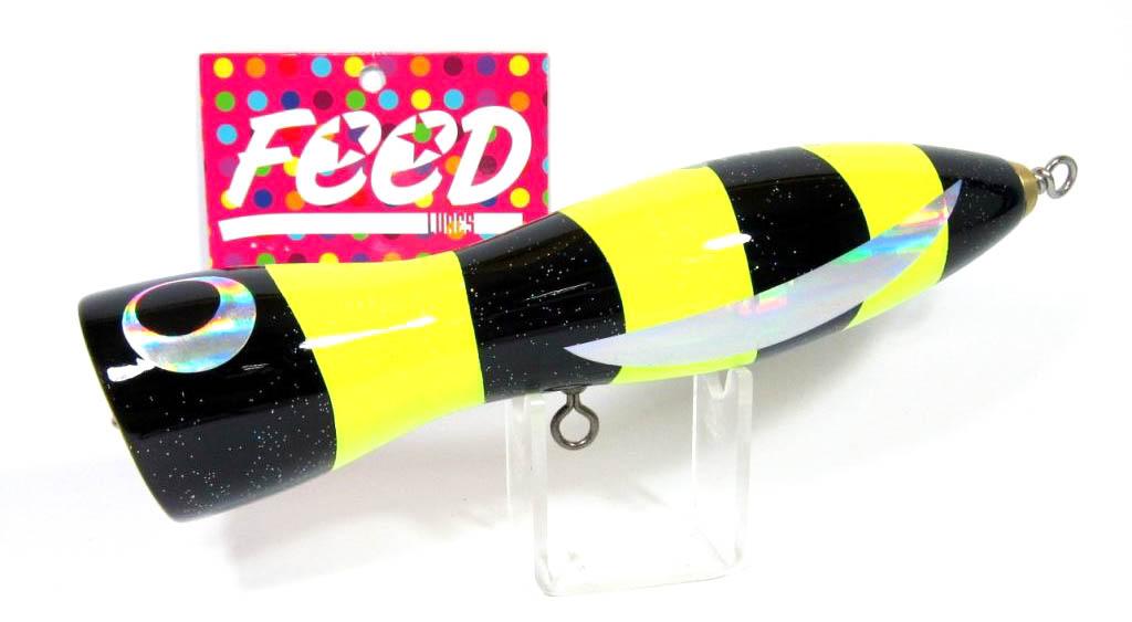 

Feed Lures Pin 135 Hand Made Wood Popper Floating Lure 135 grams 49 (1049)