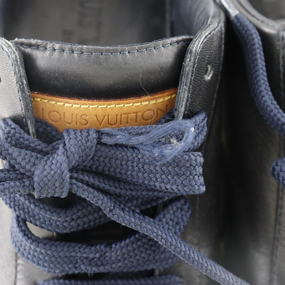 Louis Vuitton Shoes Sneakers Black Leather Women Used