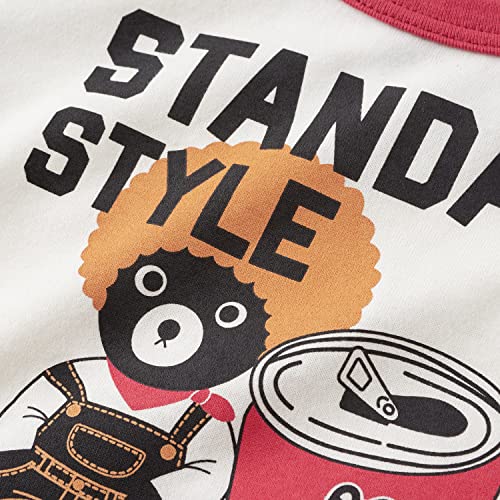 Miki House 62-5201-493 Double Bee T-Shirt, Short Sleeve, Made in Japan, Boys and Girls, Baby, Kids, Children's Clothing, white, 90