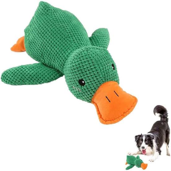 Dog Calming Duck, The Dog Duck,Calming Duck Toy, 2025 Durable The Dog Calming Duck Toy, Yellow Stuffed Calming Duck Chew Toys for Dogs Indoor Puppy