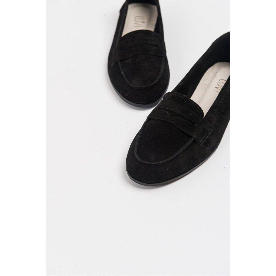 Women's Genuine Suede Leather Casual Shoes Loafers