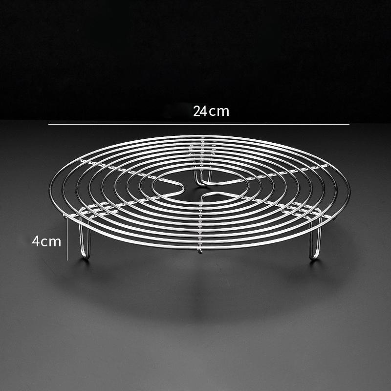 304 Stainless Steel Steamer Rack Multifunction Pot Steaming Tray Dumplings Eggs Grill Stand Kitchen Tableware Cooking Utensils