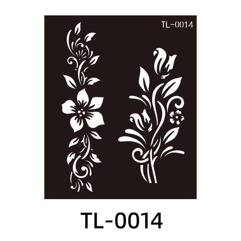 Beauty Sticker Hollow Tattoo Sticker Juice Inkjet Tattoo Template Diy