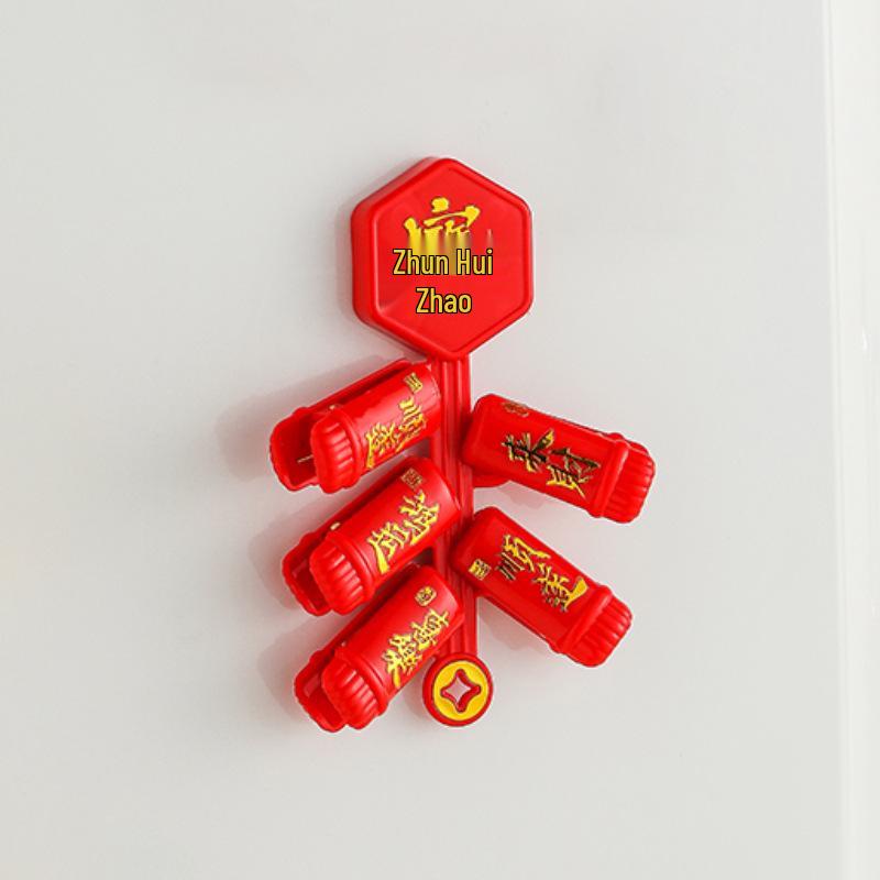 

Festive Magnetic Food Sealing, Freshness & Storage Clip for Kitchen & Snacks