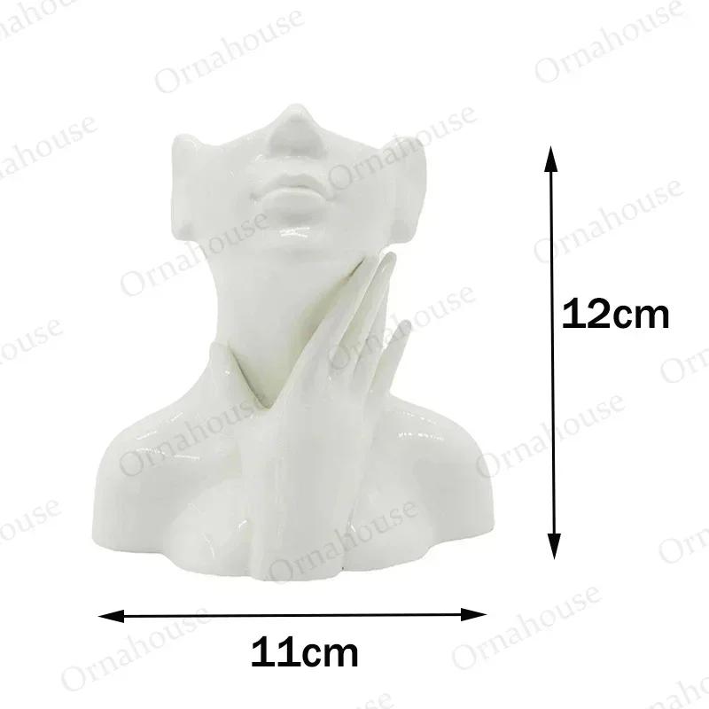 

Скандинавская Креативная Ваза Спальня Гостиная Настольное Украшение Женский Полуторс Ваза-Цветочный Горшок Керамическое Мастерство Floreros