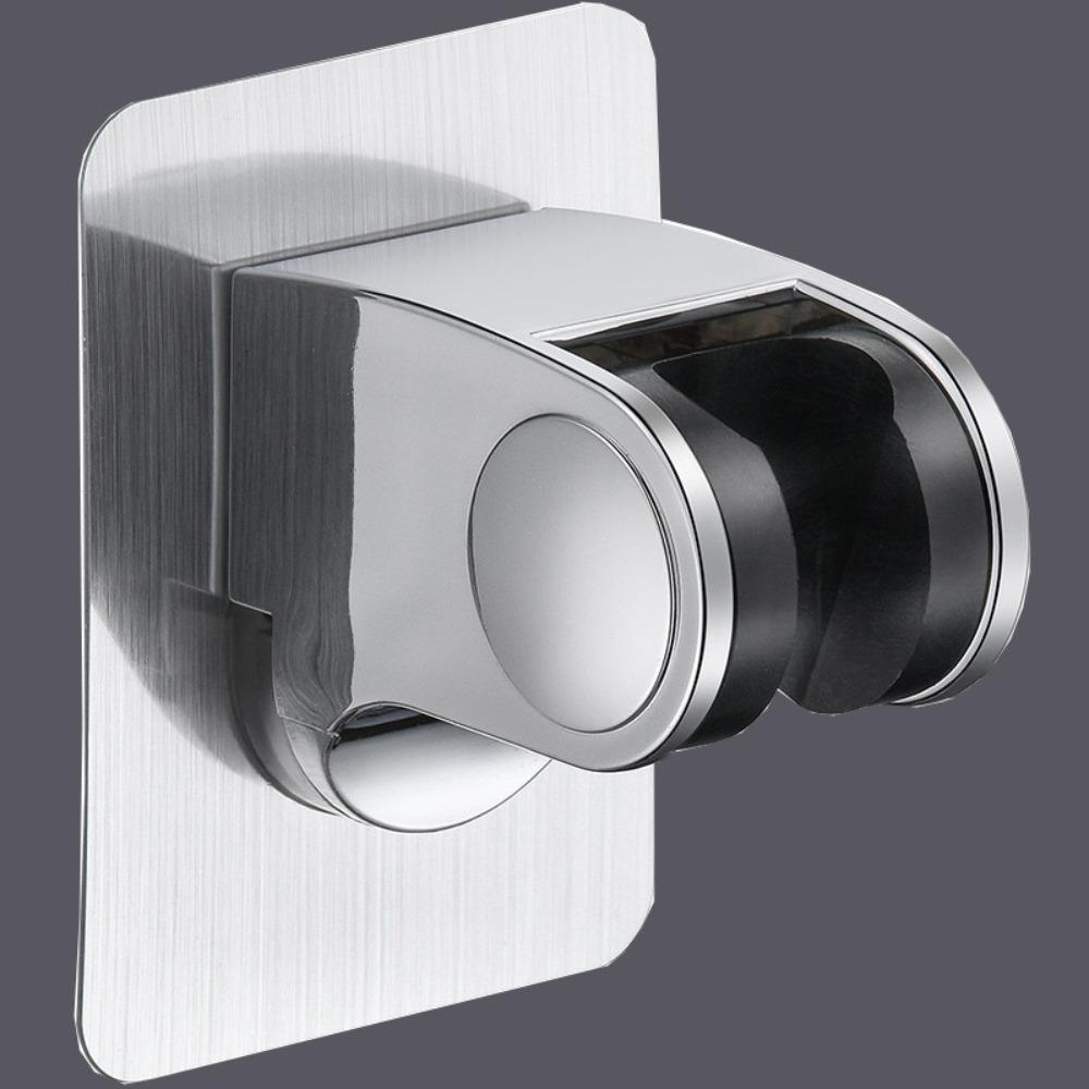 Self Adhesive Universal Shower Head Holder Wall Mounted Shower Holder Adjustable Shower Bracket No Drill Bathroom Accessories