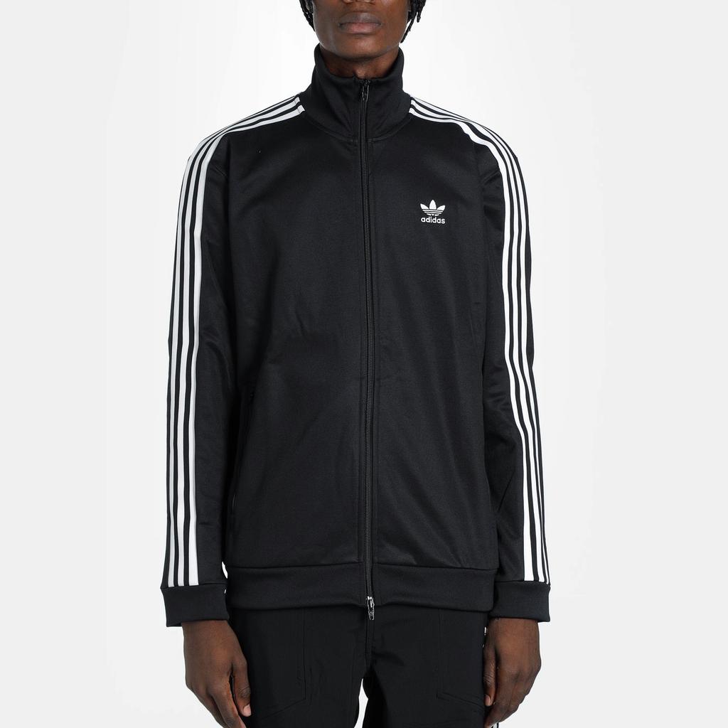 Adidas Originals Trefoil Three-Stripe Long Sleeve Sports Jacket Men Tops Black CW1250