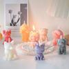 Dog Shaped Silicone Candle Molds Epoxy Resin Silicone Molds for Candle Soap Plaster Decorations, Plaster Silicone Molds