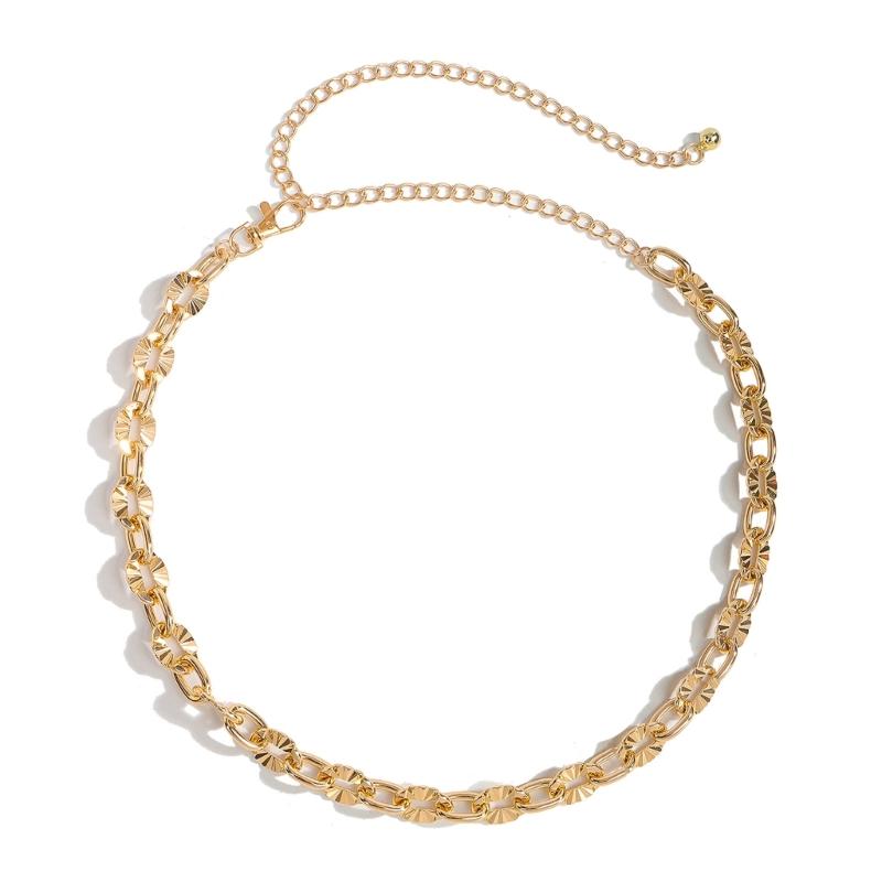Multifunctional Metal Chain Belt Adapts To Different Outfits For Effortless Styling In Daily Life Various Occasion