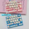 1Pcs 2026  Cute 26-Key Stress-Relief Keyboard Creative Mechanical Healing Hanging Decoration Small Gift Accessory