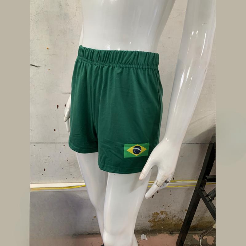 Y2K Frühling und Sommer Lockere Grüne Lässige Mode Personalisierte Bedruckte Shorts