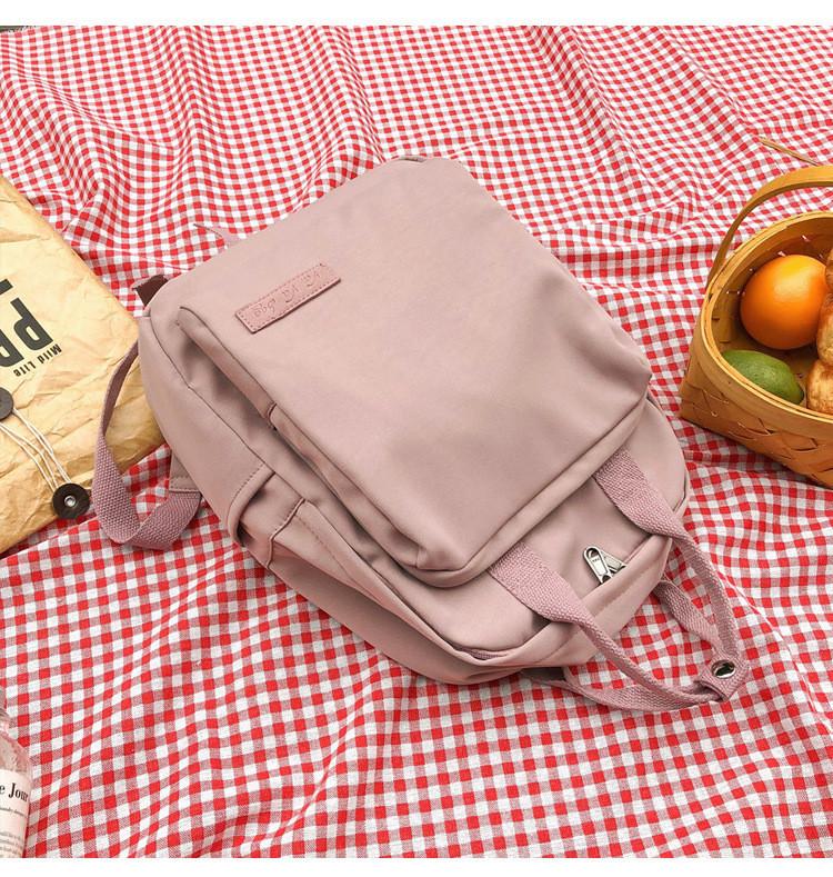Lightweight Macaron Korean Style Backpack Practical For Primary And Middle School Students 2023 New Japanese Double Shoulder Bag