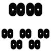 2/5pairs Mountain Bike Tire Valves Sticker Rims Protections Pad Bicycles Tire Air Nozzle Protective Sticker Enduring